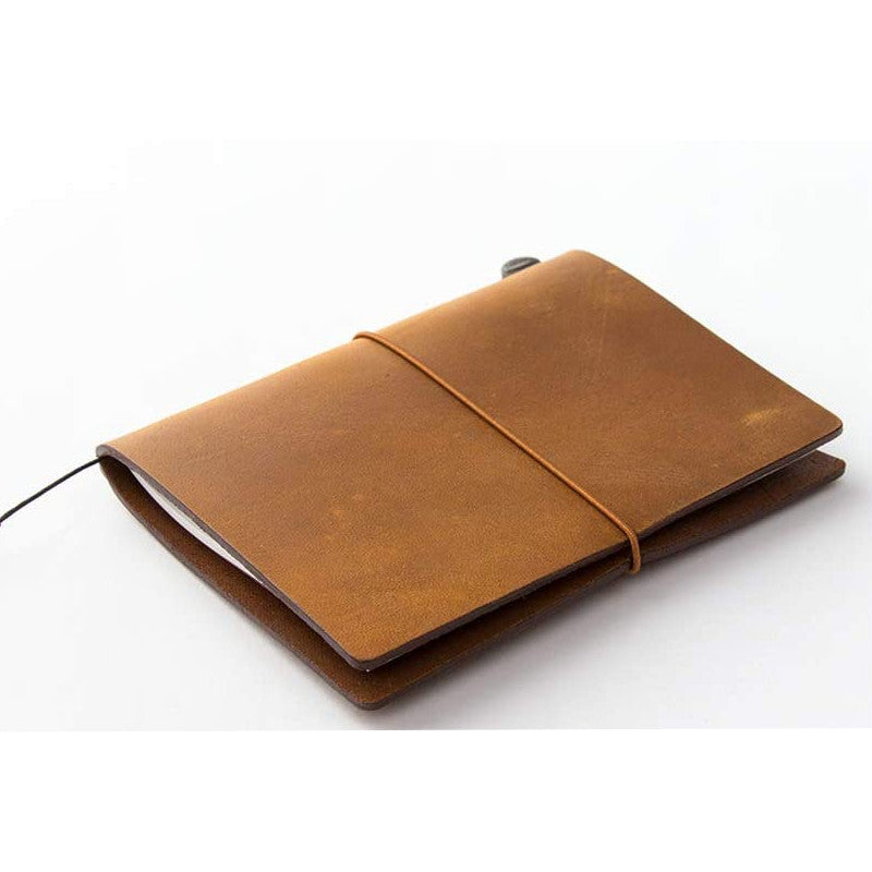 Traveler's Leather Notebook - Passport Size - Camel | Atlas Stationers.
