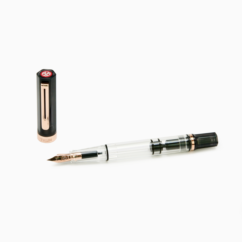 TWSBI Eco Fountain Pen - Smoke w/ Rose Gold | Atlas Stationers.