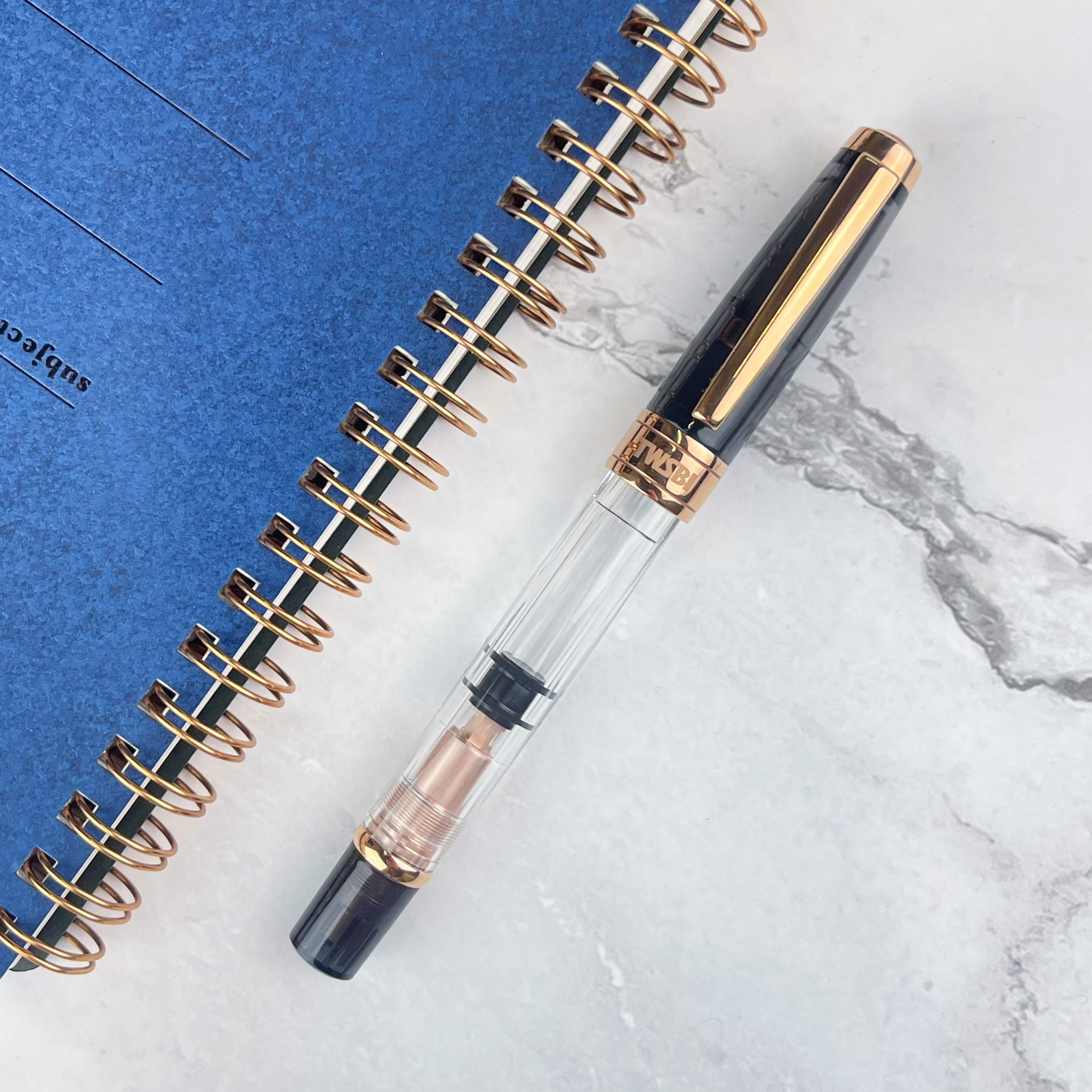 TWSBI Diamond 580 Fountain Pen - Smoke w/ Rose Gold Trim – Atlas