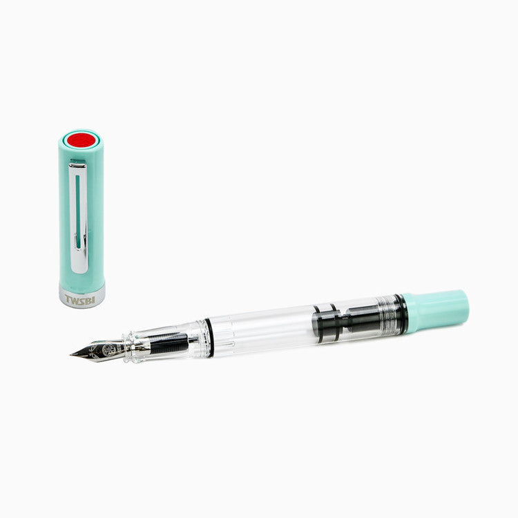 TWSBI Eco-T Fountain Pen - Mint Blue | Atlas Stationers.