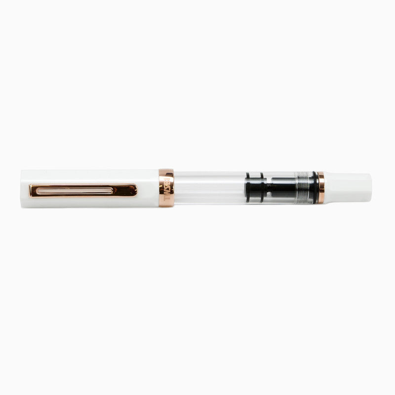 TWSBI Eco Fountain Pen - White w/ Rose Gold – Atlas Stationers