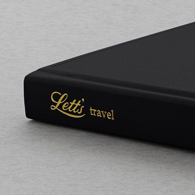 Letts Icon Travel Journal - Black | Atlas Stationers.