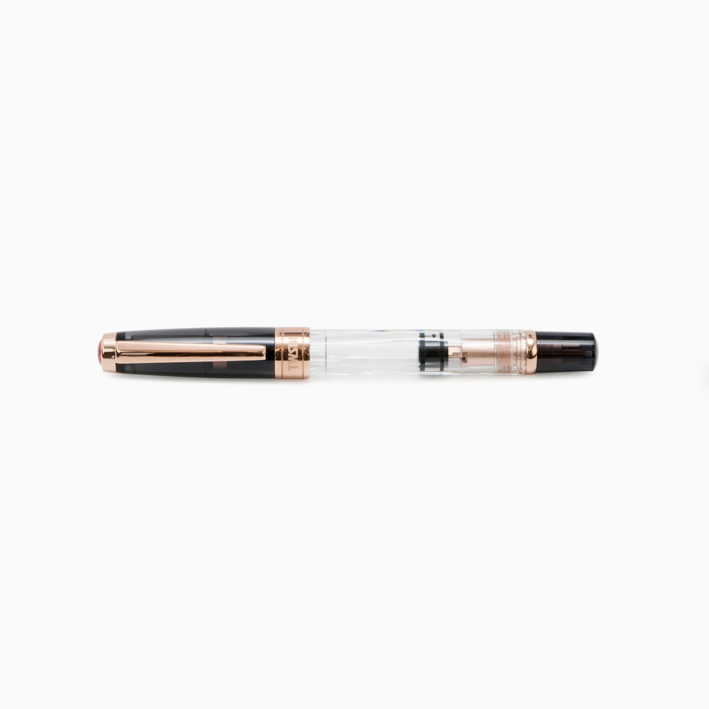 TWSBI Diamond 580 Fountain Pen - Smoke w/ Rose Gold Trim | Atlas Stationers.