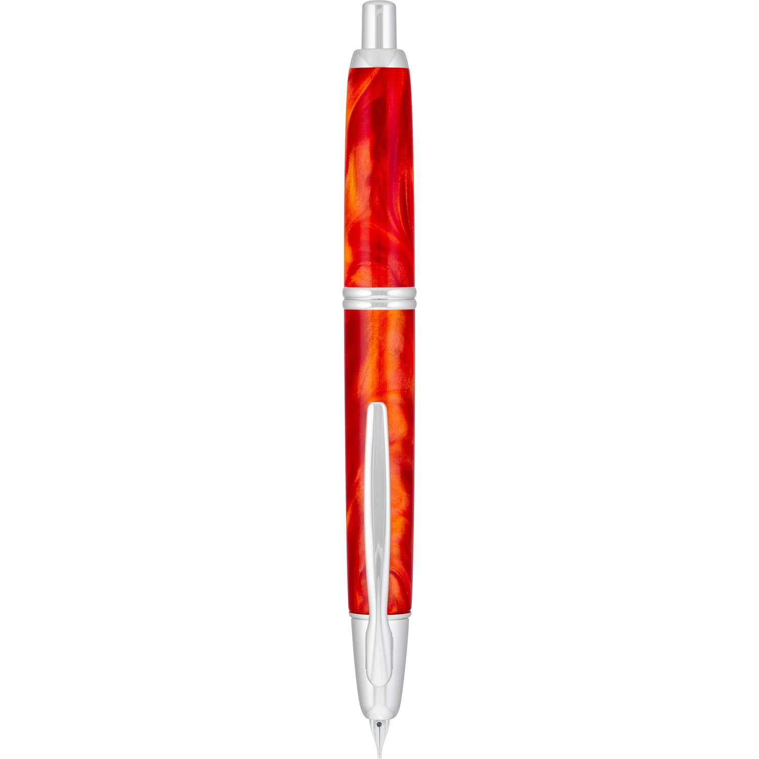 Pilot Vanishing Point SE Fountain Pen - Marble Orange | Atlas Stationers.