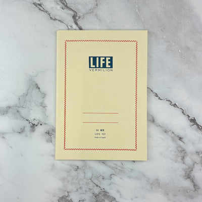 Life Vermillion Notebook - B6 - Ruled