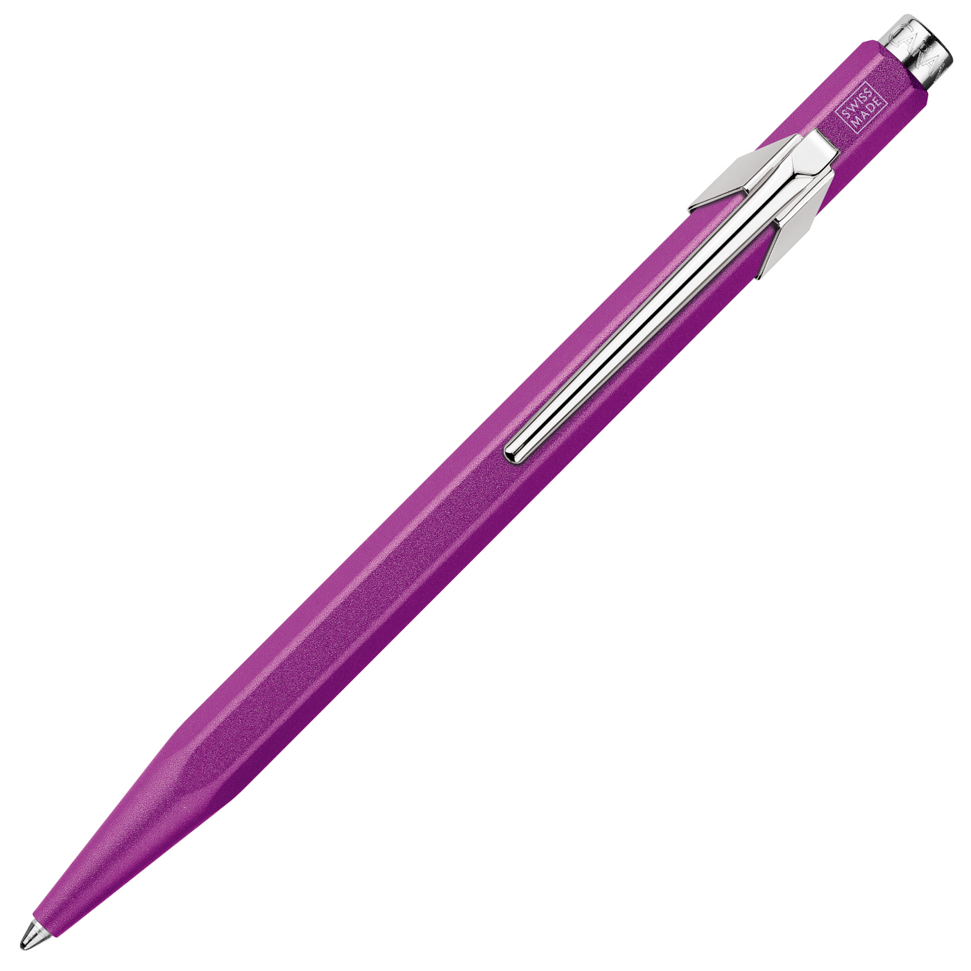 Caran d'Ache 849 Colormat-X Ballpoint Pen - Violet | Atlas Stationers.