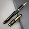 Waterman Expert Fountain Pen - Black w/ Gold Trim | Atlas Stationers.