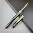 Waterman Hemisphere Rollerball Pen - Black w/ Gold Trim | Atlas Stationers.