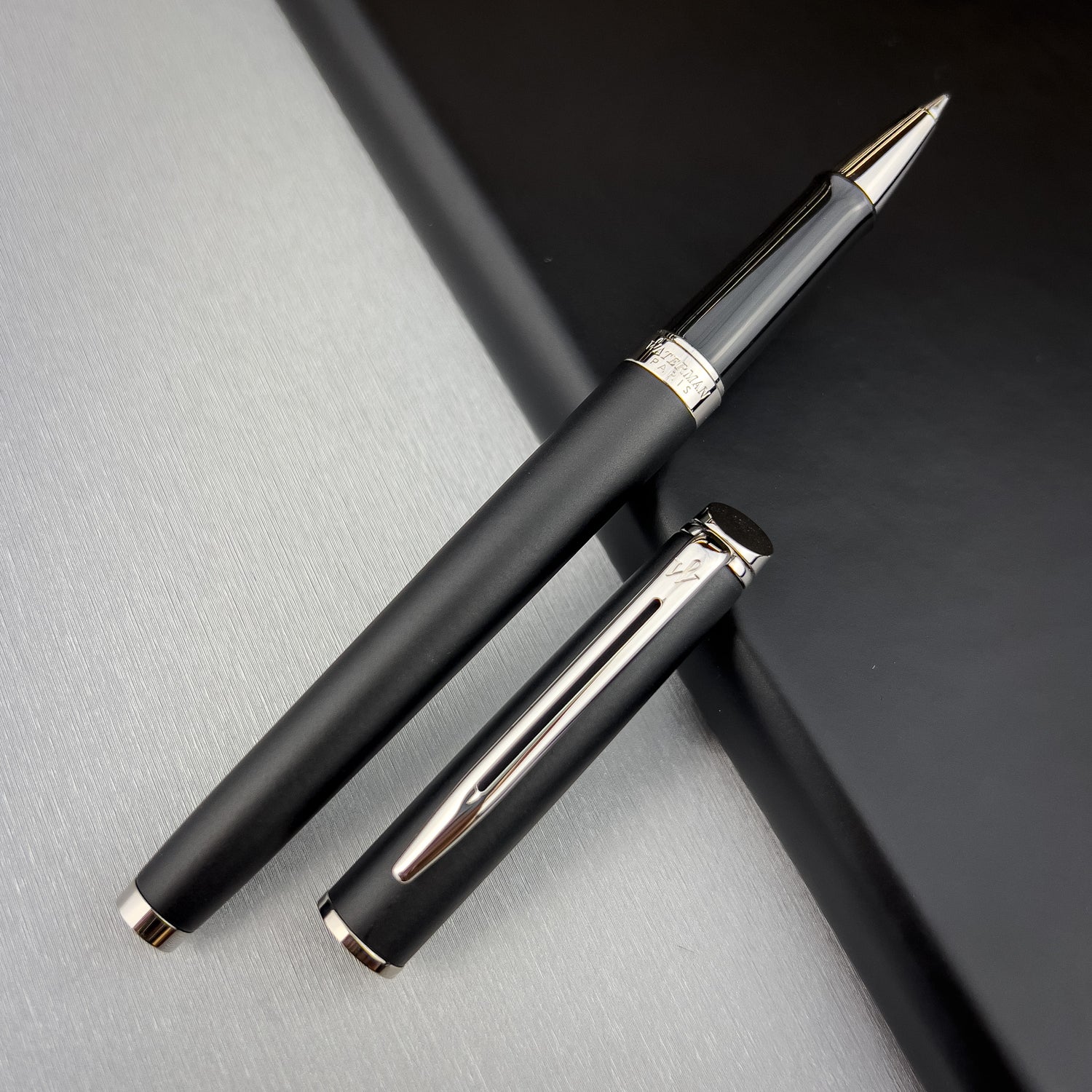 Waterman Hemisphere Rollerball Pen - Matte Black | Atlas Stationers.