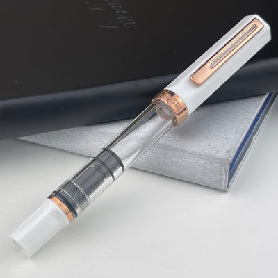 TWSBI Eco Fountain Pen - White w/ Rose Gold | Atlas Stationers.