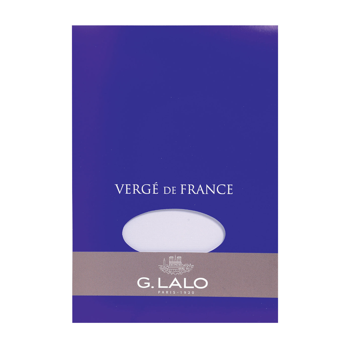 G. Lalo "Verge de France" Tablet, White, 50 Sheets, 5 3/4" x 8 1/4" | Atlas Stationers.