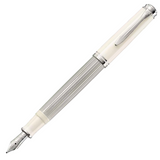Pelikan Souveran M405 Fountain pen - Silver-White (Special Edition) | Atlas Stationers.