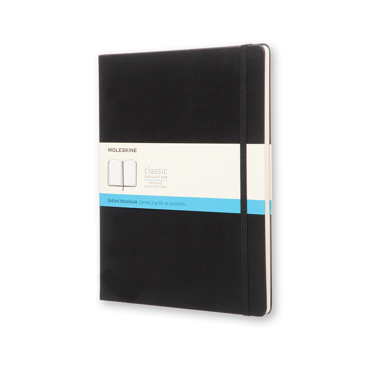 Moleskine XL Classic Hard Cover Notebook - Black - Dot Grid | Atlas Stationers.