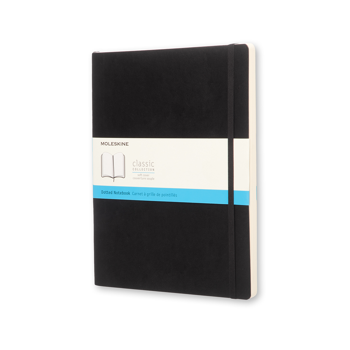 Moleskine XL Classic Soft Cover Notebook - Black - Dot Grid | Atlas Stationers.
