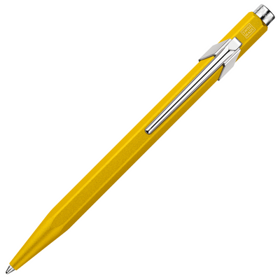 Caran d'Ache 849 Colormat-X Ballpoint Pen - Yellow | Atlas Stationers.