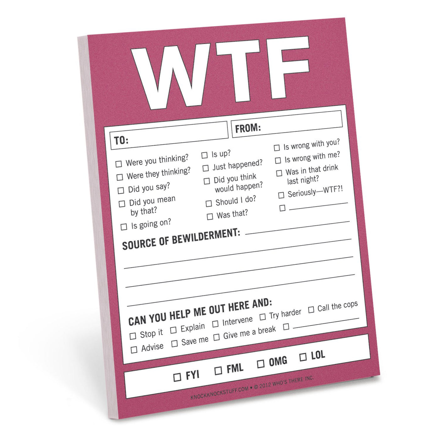 WTF Nifty Notes | Atlas Stationers.