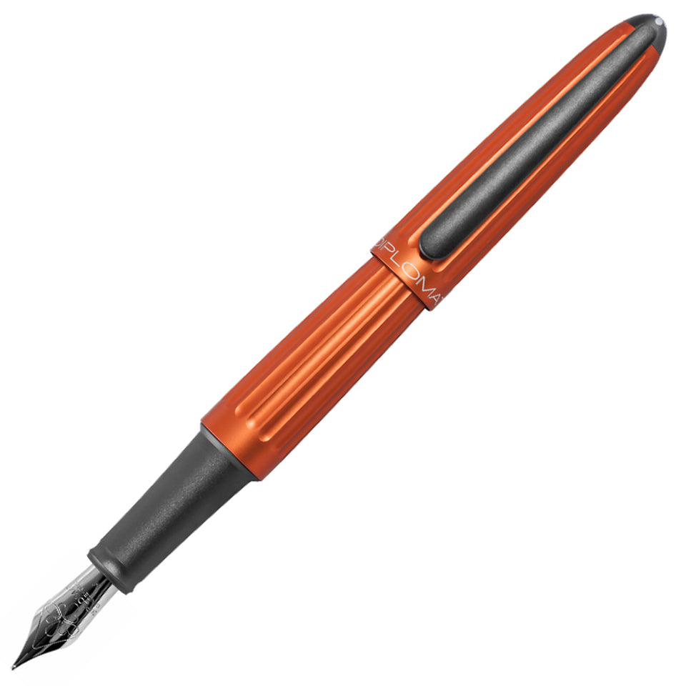 Diplomat Aero Fountain Pen - Orange (Gift Set) | Atlas Stationers.
