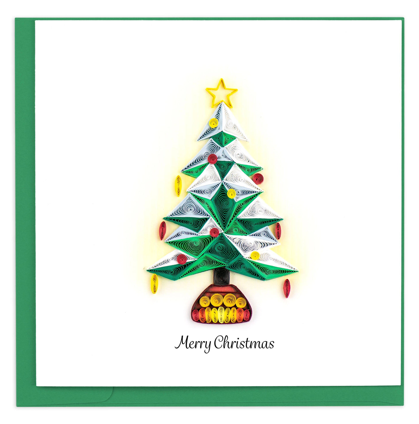 Polygonal Christmas Tree Card | Atlas Stationers.