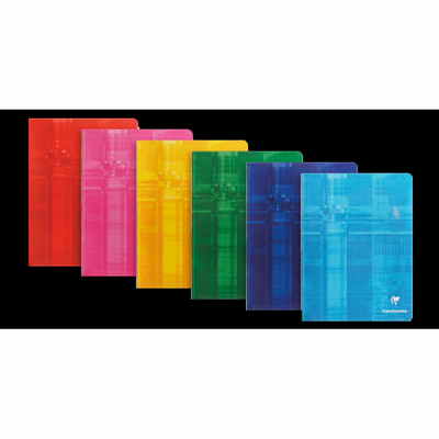 Clairefontaine Staplebound Notebook - Ruled 48 sheets - 6 x 8 1/4 - A5 - Assorted | Atlas Stationers.