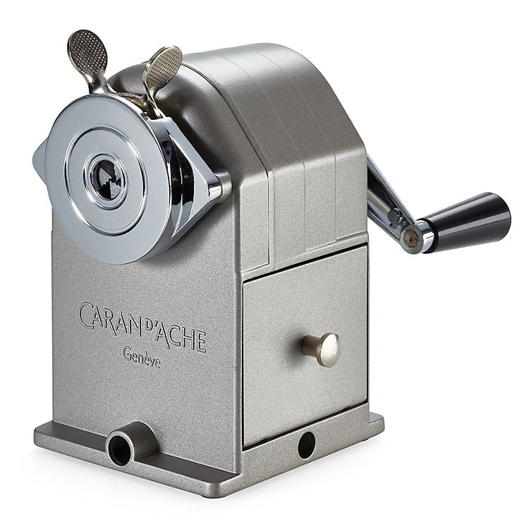 Caran d'Ache Pencil Sharpener - Silver – Atlas Stationers