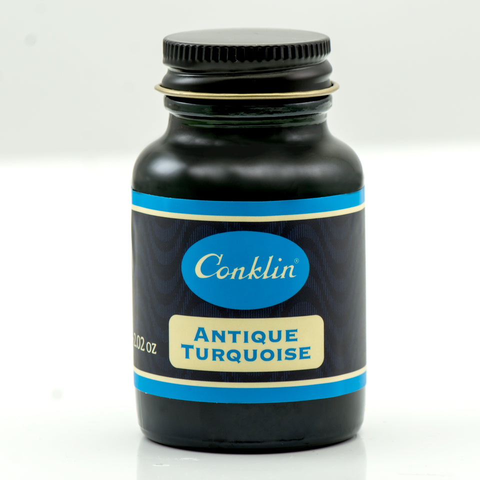 Conklin 60ml Bottled Ink - Antique Turquoise | Atlas Stationers.