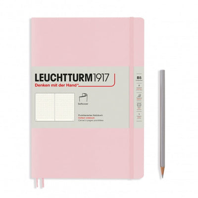 Leuchtturm B5 Softcover Notebook - Powder - Dot Grid | Atlas Stationers.