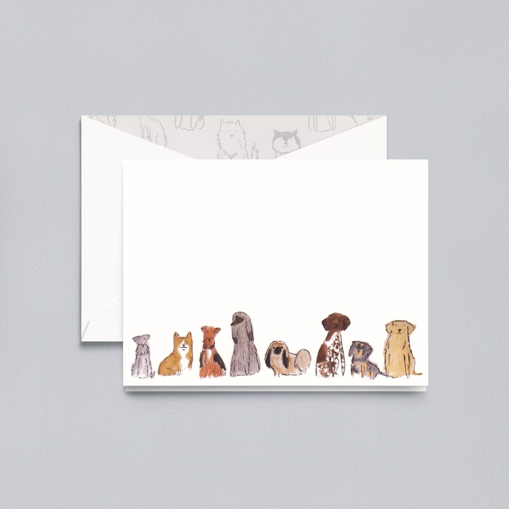 Dog Note Card | Atlas Stationers.