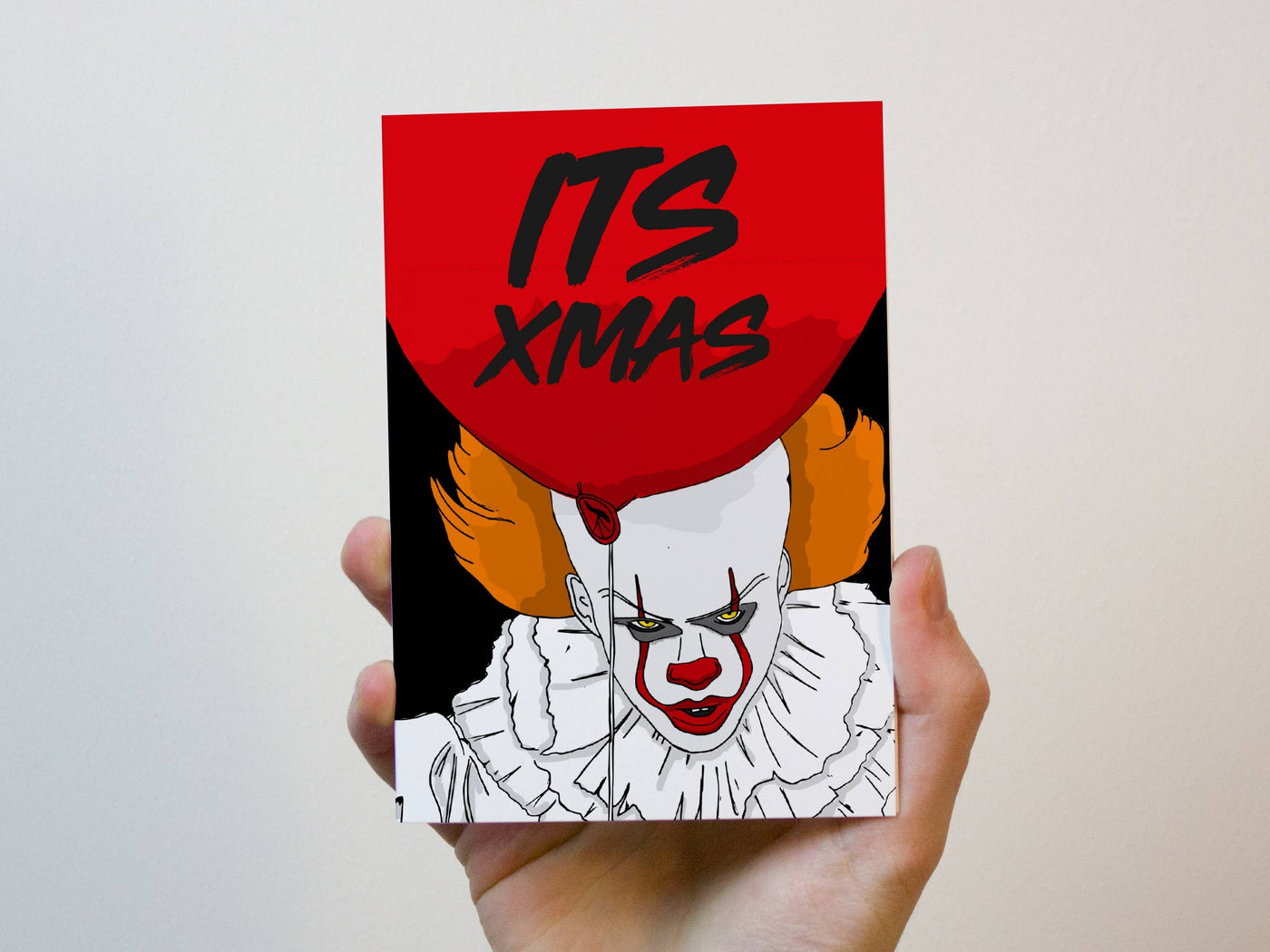 It Clown Christmas Card | Atlas Stationers.
