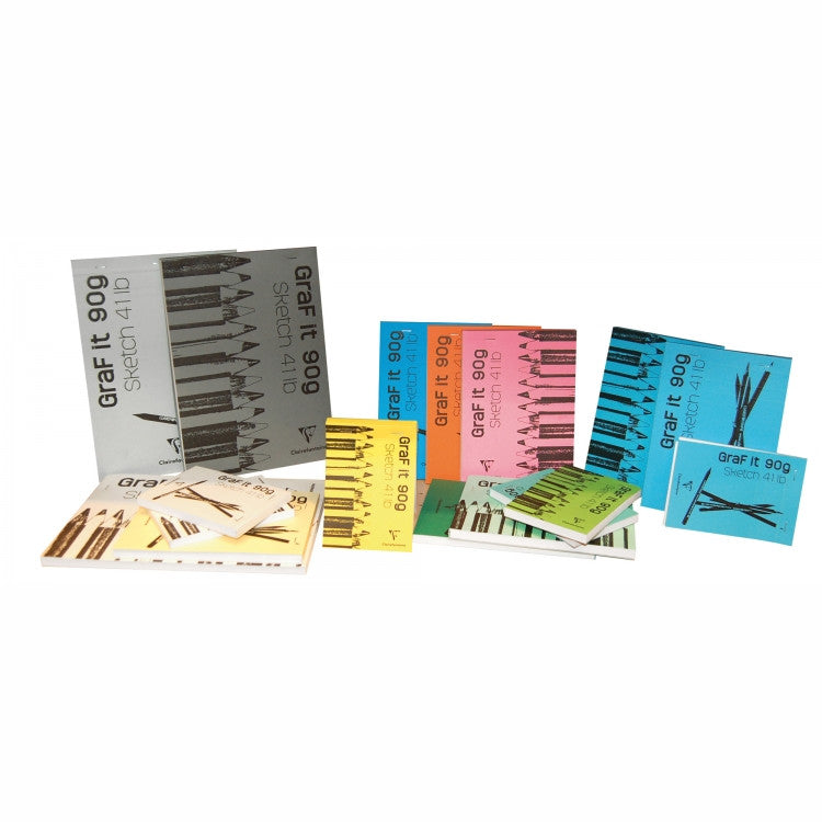 Clairefontaine GraF it Sketch Pads - Blank 80 sheets - 4 x 6