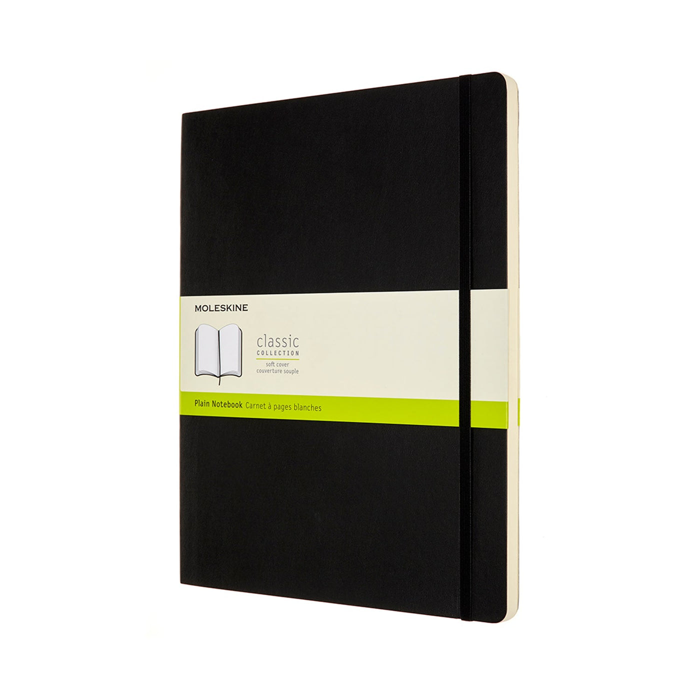 Moleskine XXL Classic Soft Cover Notebook - Black - Plain | Atlas Stationers.