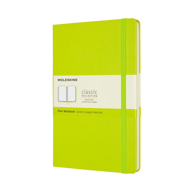 Moleskine Large Classic Hard Cover Notebook - Lemon - Plain | Atlas Stationers.