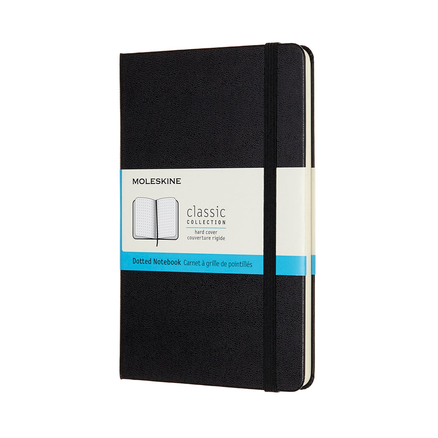 Moleskine Medium Classic Hard Cover Notebook - Black - Dot Grid | Atlas Stationers.