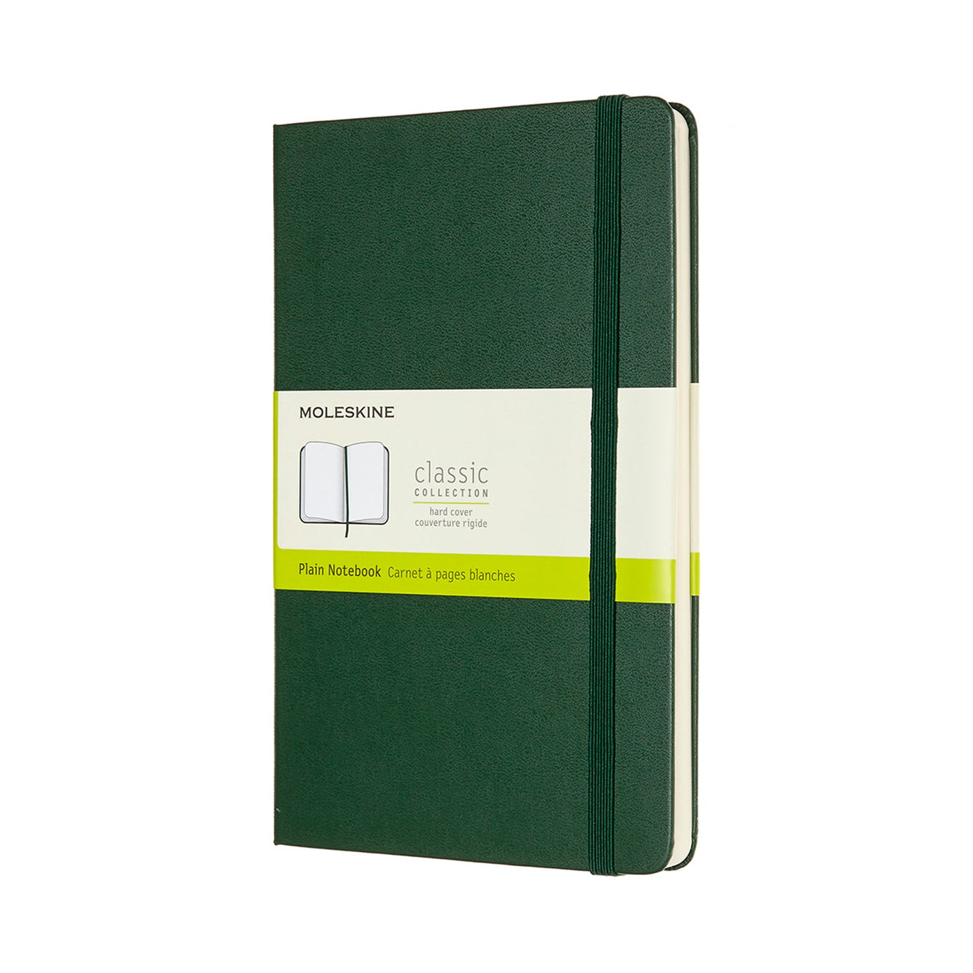 Moleskine Large Classic Hard Cover Notebook - Myrtle Green - Plain | Atlas Stationers.