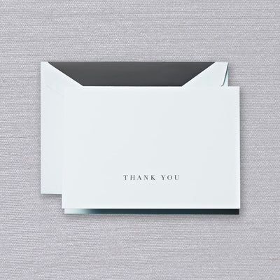 Engraved Beach Glass Thank You Cards | Atlas Stationers.