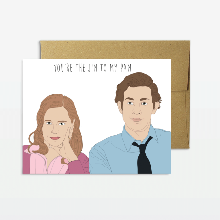 Jim To My Pam Card | Atlas Stationers.