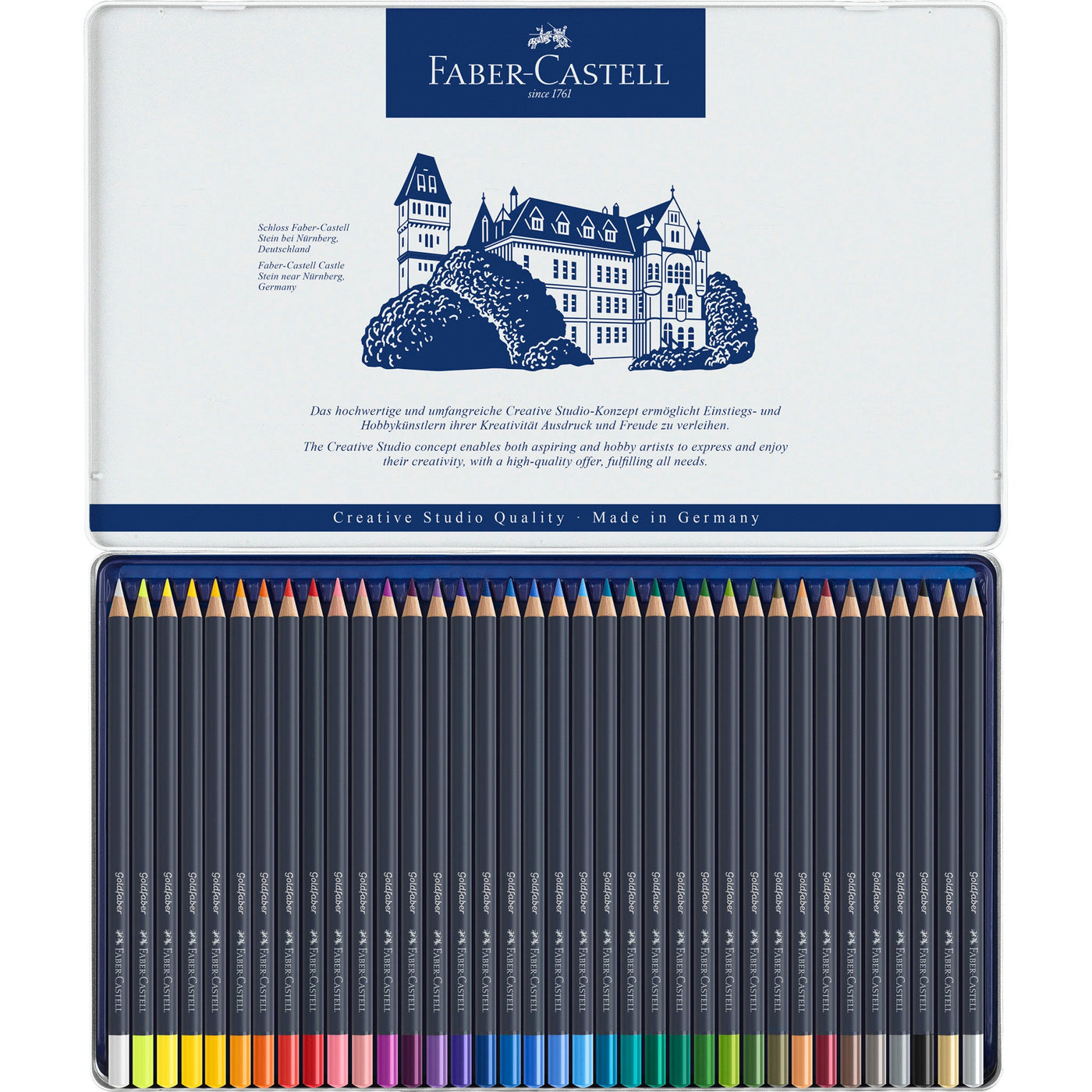 Faber-Castell Goldfaber Color Pencils - 36 pack | Atlas Stationers.