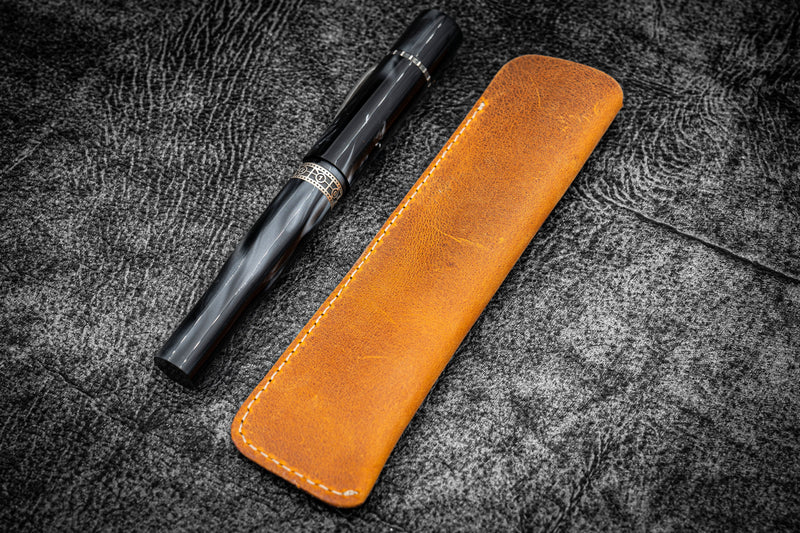 Galen Leather Single Pen Sleeve