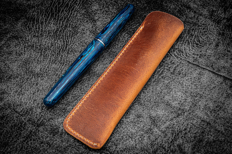 Galen Leather Single Pen Sleeve