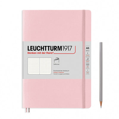 Leuchtturm A5 Softcover Notebook - Powder - Dot Grid | Atlas Stationers.