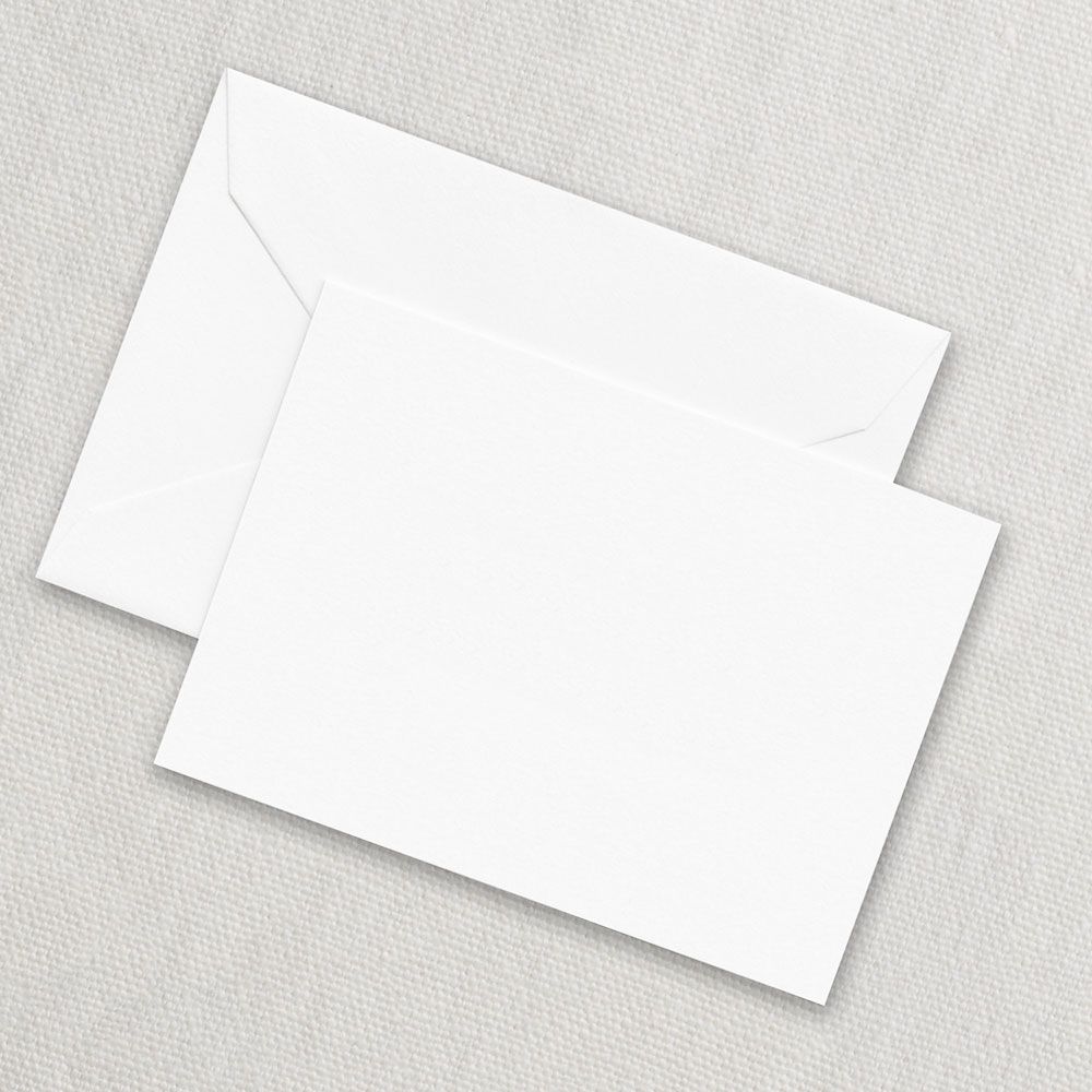 Pearl White Enclosure Card & Envelope | Atlas Stationers.