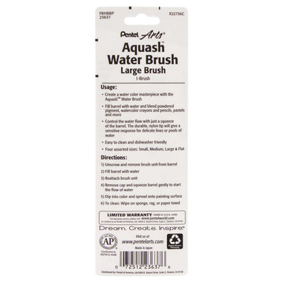 Pentel Aquash Water Brush - Large | Atlas Stationers.
