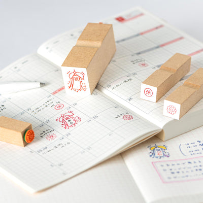 Hobonichi Nice Day Stamp (Celebration / Day Off / Perfect Score) | Atlas Stationers.