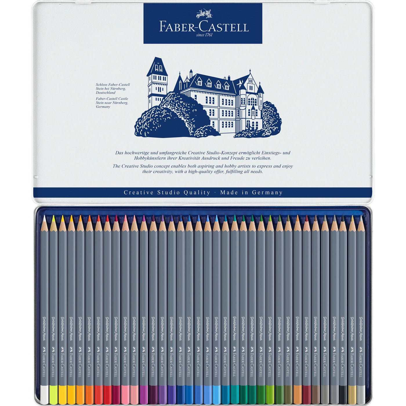 Faber-Castell Goldfaber Aqua Color Pencils - 36 pack | Atlas Stationers.