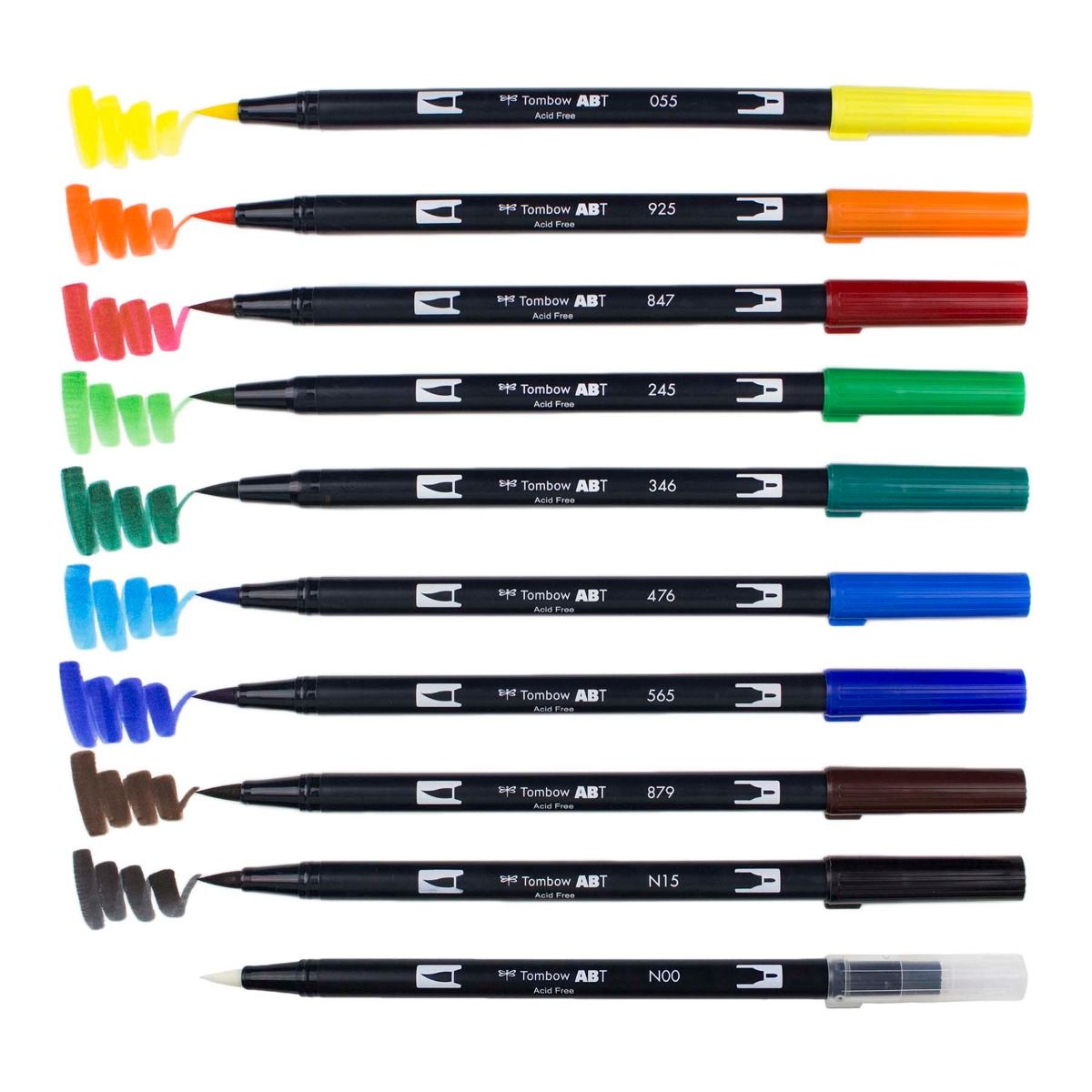Tombow Dual Brush Marker - Primary Palette | Atlas Stationers.