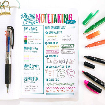 Tombow Creative Notetaking Kit | Atlas Stationers.