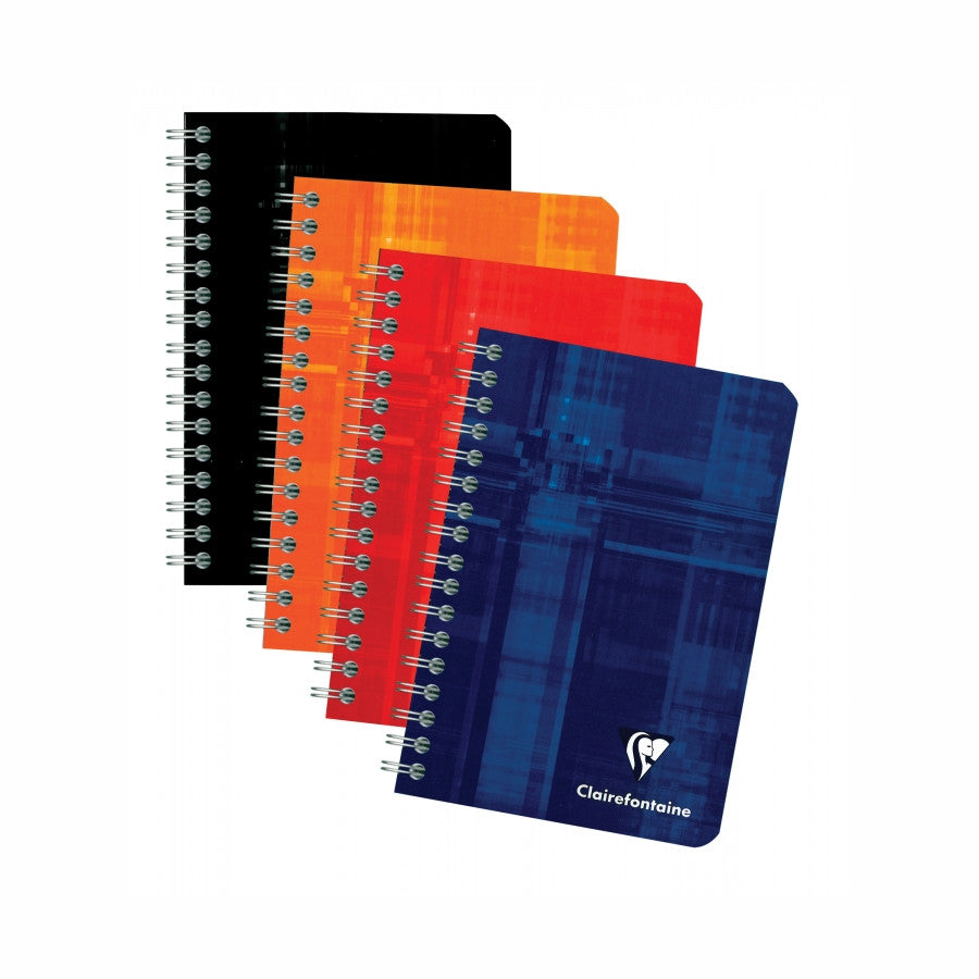 Clairefontaine Wirebound Notebook - Ruled 90 sheets - 3 1/2 x 5 1/2 - Assorted | Atlas Stationers.