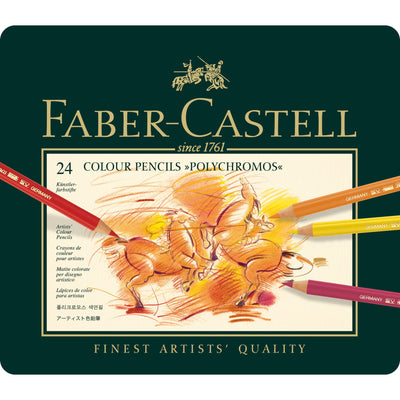 Faber-Castell Polychromos Color Pencils - 24 pack | Atlas Stationers.
