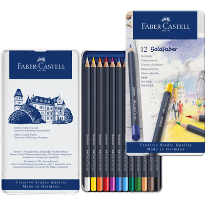 Faber-Castell Goldfaber Color Pencils - 12 pack | Atlas Stationers.